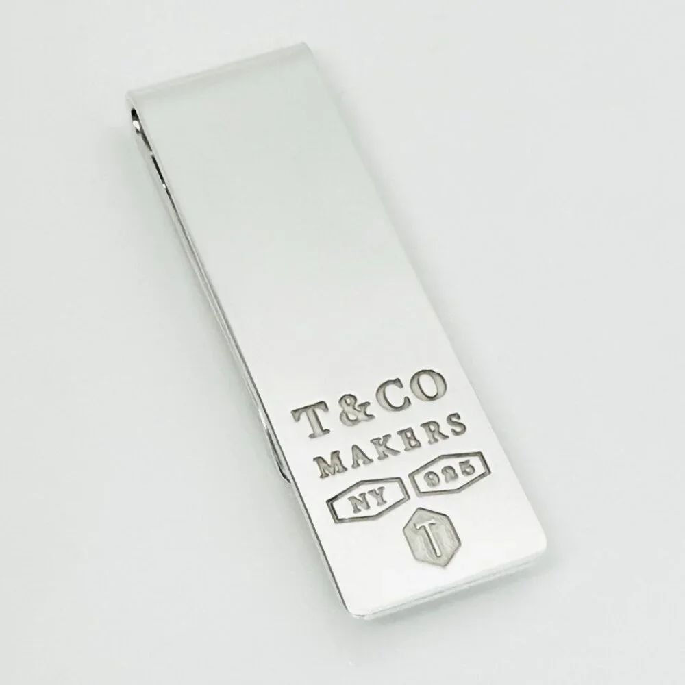 Tiffany & Co 1837 Makers Money Clip in Sterling Silver